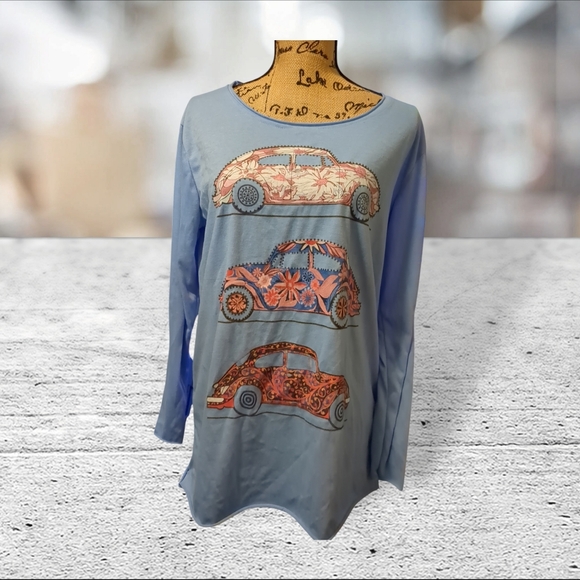 Misslook long sleeve VW beetle tshirt size XL - Picture 2 of 11